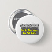 心臓病頭が切れる.. 缶バッジ (正面&裏面)