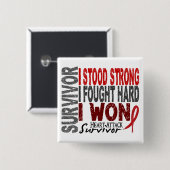 心臓発作の生存者4の心臓病 缶バッジ (正面&裏面)