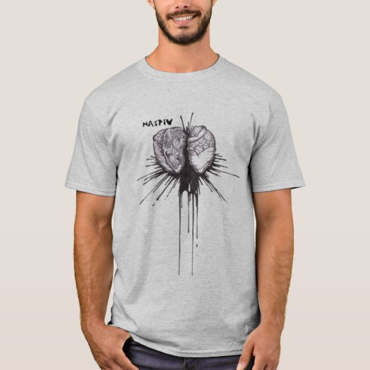 心臓発作 Tシャツ (正面)