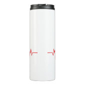 心臓科ハート医師心臓科エコーデザイン タンブラー (裏面)