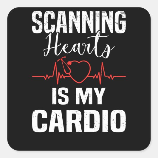 心臓科ハート手術心臓心臓専門医 スクエアシール (正面)