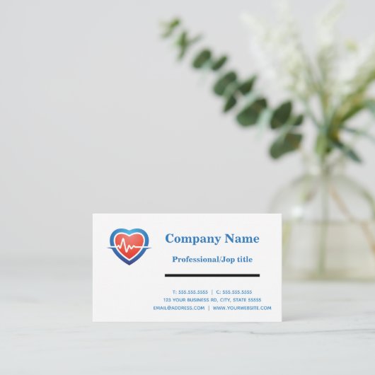 心臓科医 名刺 (スタンド正面)