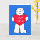 心臓科感謝してい学者へ カード (黄色い花)