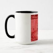 心臓移植のマグ マグカップ (左)