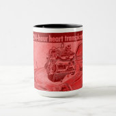 心臓移植のマグ マグカップ (中央)