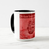 心臓移植のマグ マグカップ (正面左)