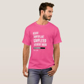 心臓移植 完了 リカバリーモード リハビリ 病院 Tシャツ (正面フル)