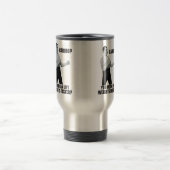 心臓-速の重量を持ち上げて下さい-過度に男らしい人 トラベルマグ (中央)