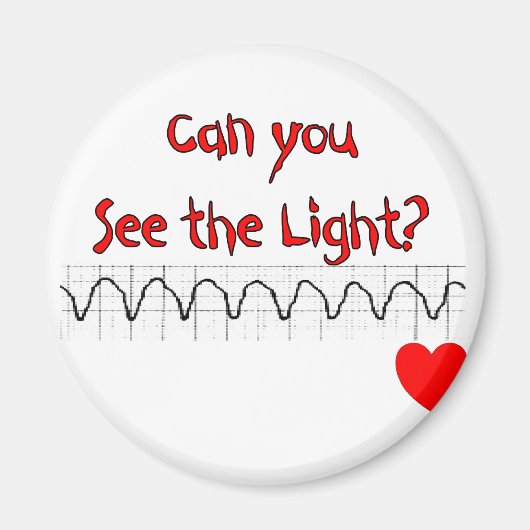 心臓/ERナース笑わされることわざ マグネット (正面)