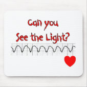 心臓ERのナースの笑わされるなことわざ マウスパッド (正面)