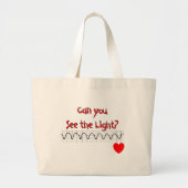 心臓ERのナースの笑わされるなことわざ ラージトートバッグ (正面)