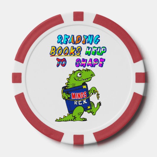 心読を形救済づけるための本 ポーカーチップ (正面)