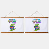 心読を形救済づけるための本 吊り下げ型タペストリー (ダブル)