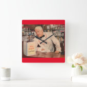 心読バー スクエア壁時計 (ホーム)