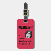 心警告的荷物 ラゲッジタグ (正面縦)