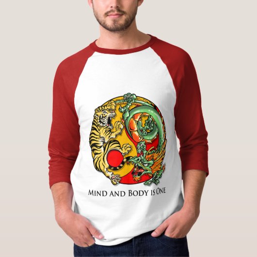 心身は1つです Tシャツ (正面)