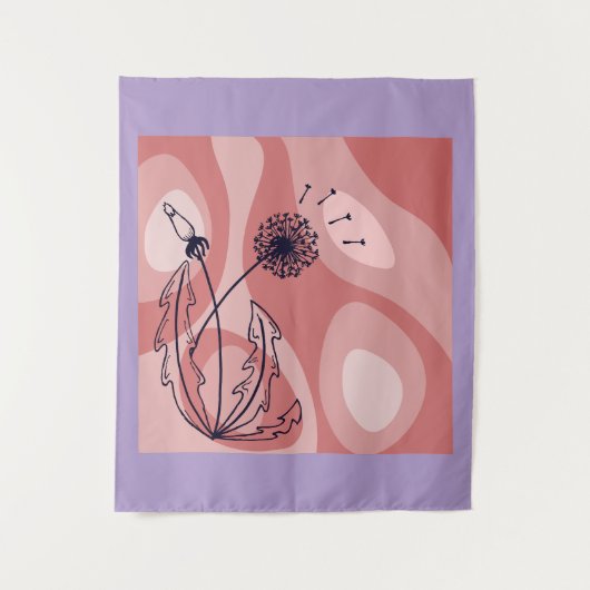 心遣いと変態インスパイアデザイン タペストリー (正面)