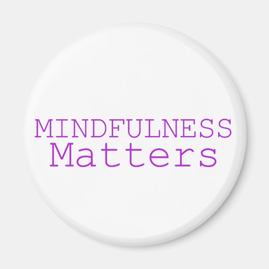 心遣いは紫に関する マグネット (正面)