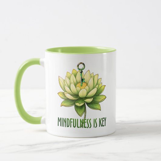 心遣いは鍵 マグカップ (左)