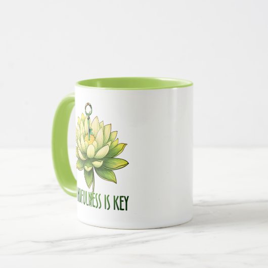 心遣いは鍵 マグカップ (正面左)