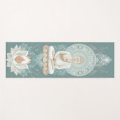 心遣い練習用の穏やかな仏像ヨガマット ヨガマット (正面(横))