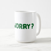 心配か？コーヒーマグ コーヒーマグカップ (正面右)