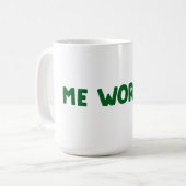 心配か？コーヒーマグ コーヒーマグカップ (正面左)