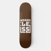 心配が少やる気を起こさせるな感動的 スケートボード (正面)