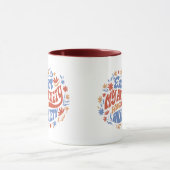 心配して心の健康を害す マグカップ (中央)