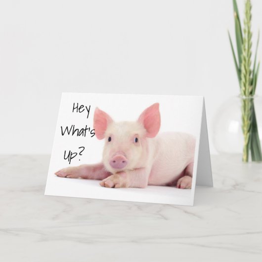 心配しないでアドバイス豚"60"はそれほど悪くはない!!! カード (正面)