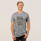 心配しないでハニー トライブレンドTシャツ (正面全面)