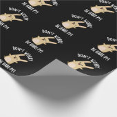 心配しないでハレべピーおもしろいラビットプンダークBG ラッピングペーパー (角)