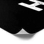 心配しないでブリーハッピーチーズパおもしろいンダークBG ポスター (角)