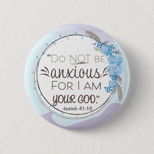 心配しないで下さいあないで下さい 缶バッジ (正面)