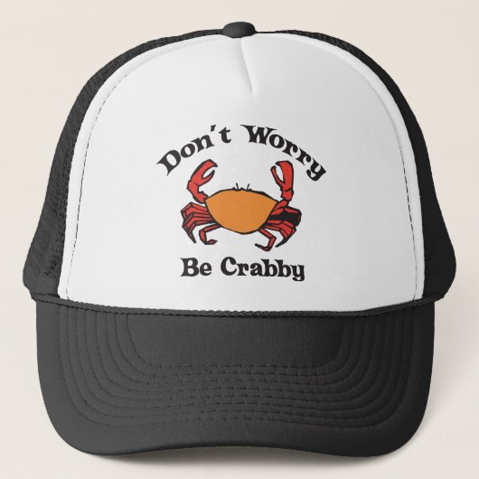 心配しないで下さい- Crabbyあって下さい キャップ (正面)