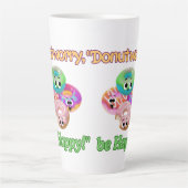 心配しないで幸せになる カフェラテマグ (正面)