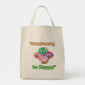 心配しないで幸せになる トートバッグ (裏面)