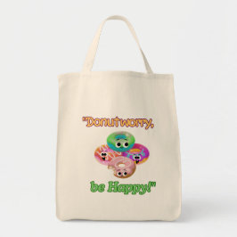 心配しないで幸せになる トートバッグ