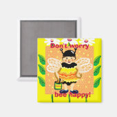 心配しないで幸せになれ! マグネット (正面/裏面)