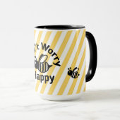 心配しないで幸せ マグカップ (正面右)