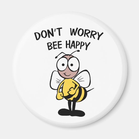 心配しないで幸せ マグネット (正面)