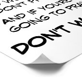 心配しないで祈りなさい ポスター (角)