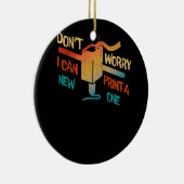 心配しないで私は新しい1つの3D印刷まちプリントすることができます セラミックオーナメント (右)