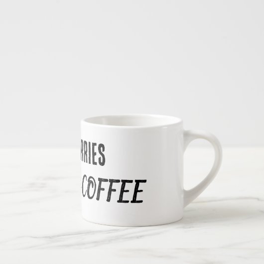 心配しないで、これは単なるコーヒーマグ エスプレッソカップ (右)