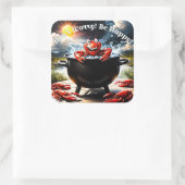 心配しないで、クロウフィッシュを幸せに スクエアシール (バッグ)