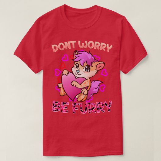 心配しないで 私はFurries Fandomの コスプレです Tシャツ (デザイン正面)