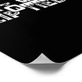 心配しないで、結束バンドで固定したよ Tシャツ  面白い 車の結束バンド ポスター (角)