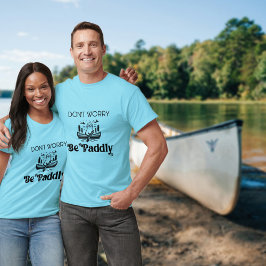 心配しないレトロカヌオッタパドリング Tシャツ