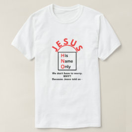 心配しない Tシャツ
