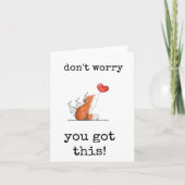 心配するな得この勇気付けられるカード カード (正面)
